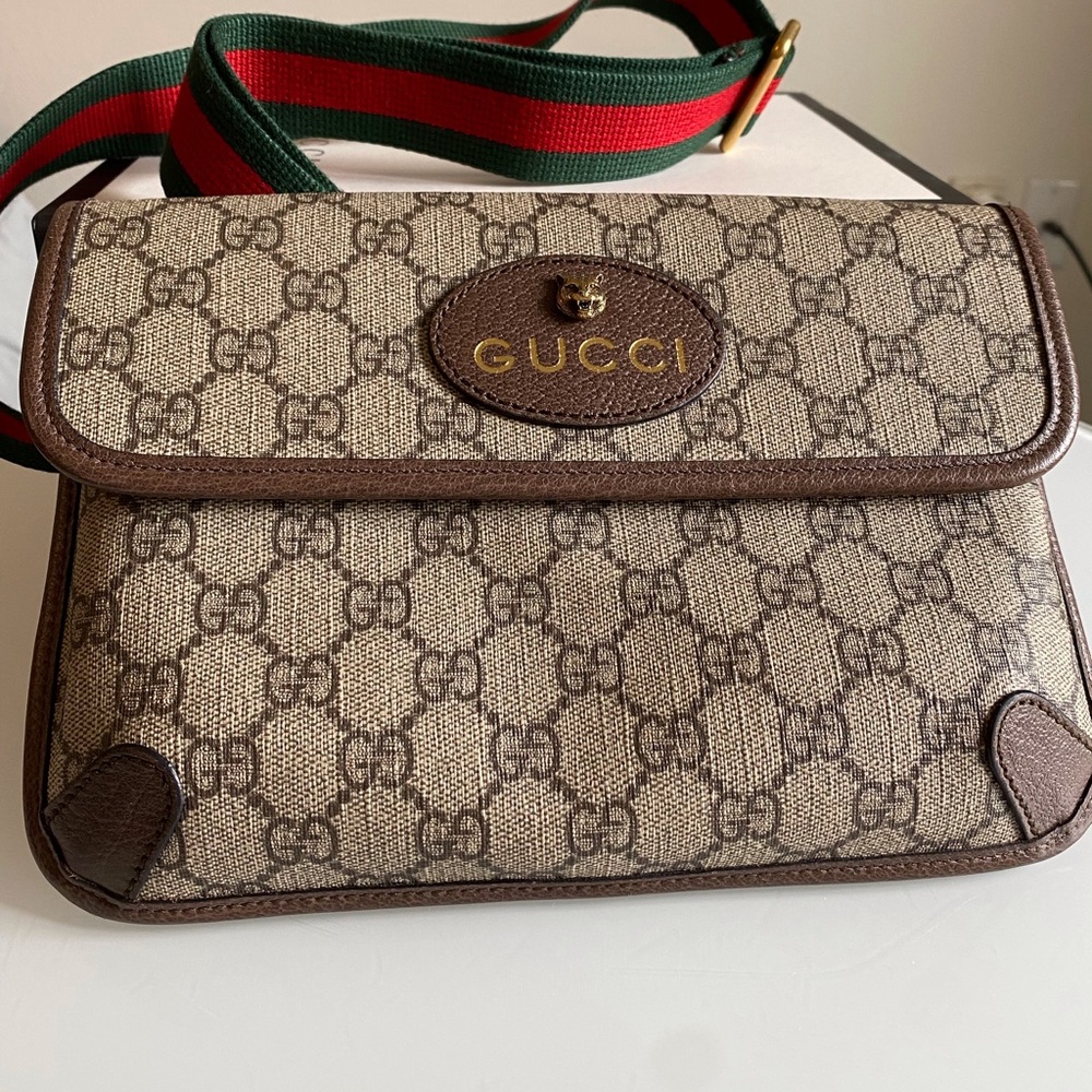 gucci belt bags with dust bag and box